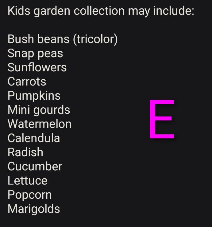 Seed starting kit (Pre-order for pickup on May 3rd or 10th)